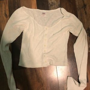 white BONGO long sleeve tee